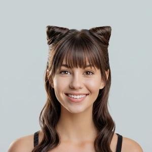 Причёска «Кошачий пучок»