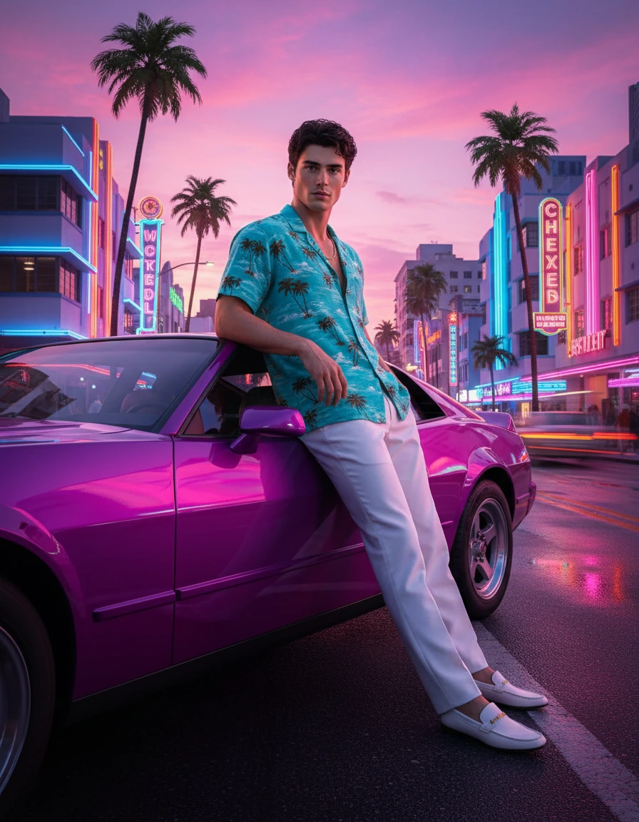 В стиле GTA: Vice City