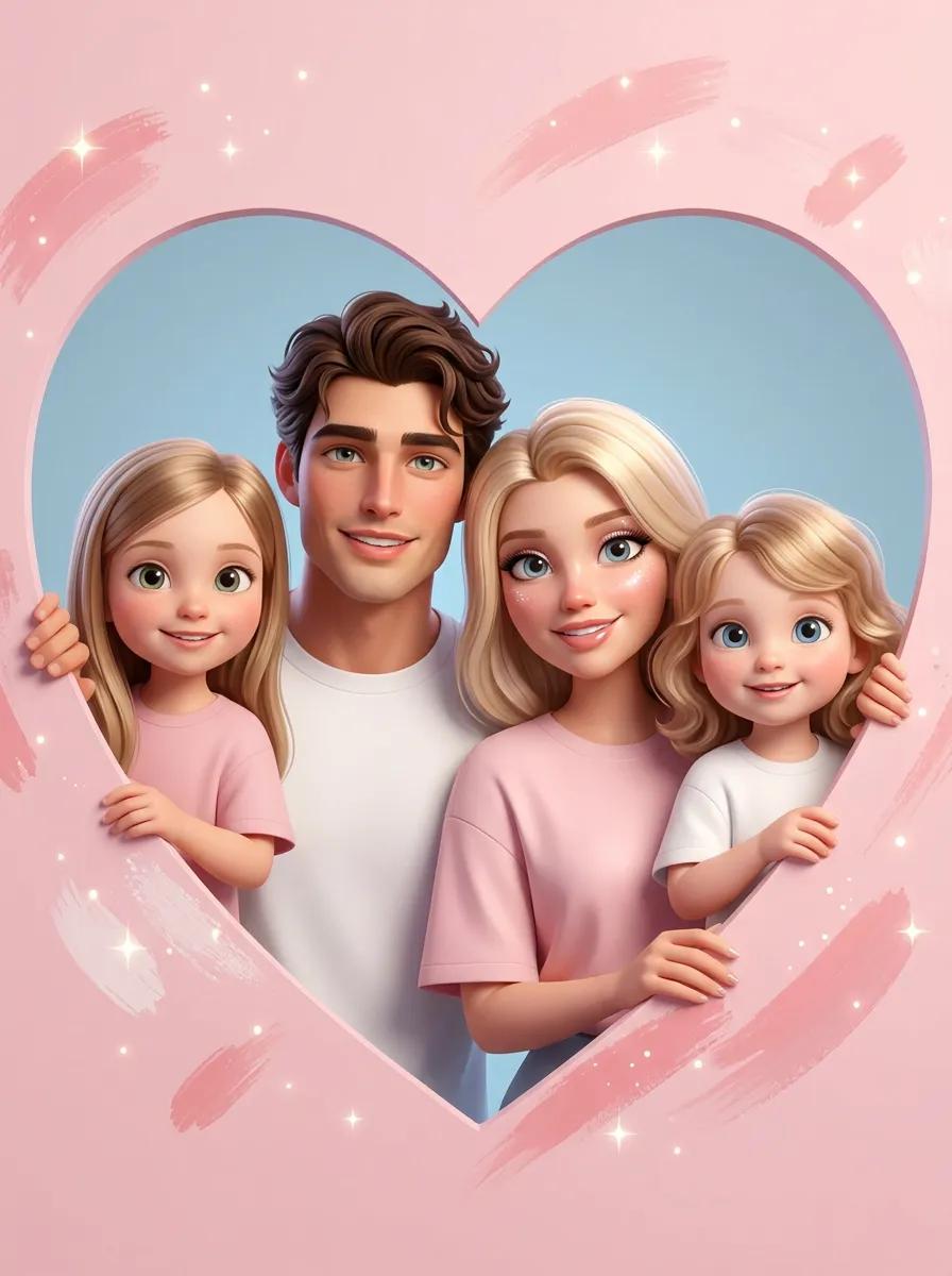 3D портрет в стиле Disney