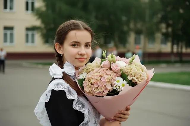Девочка на 1 сентября