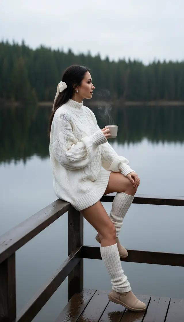 На осеннем пирсе