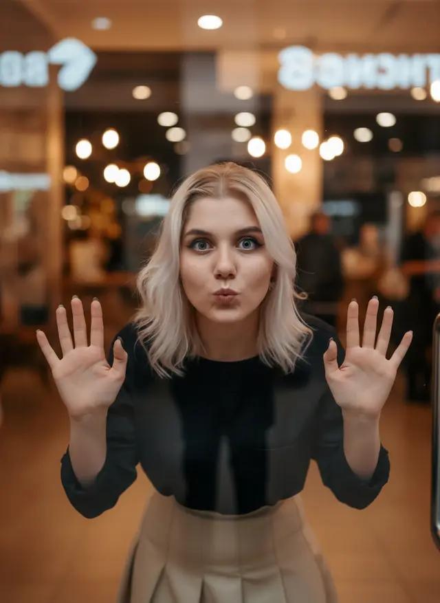 Поцелуй за стеклом