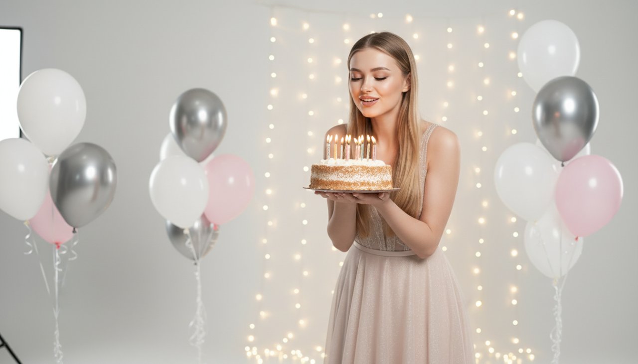 Праздничный портрет в студии
